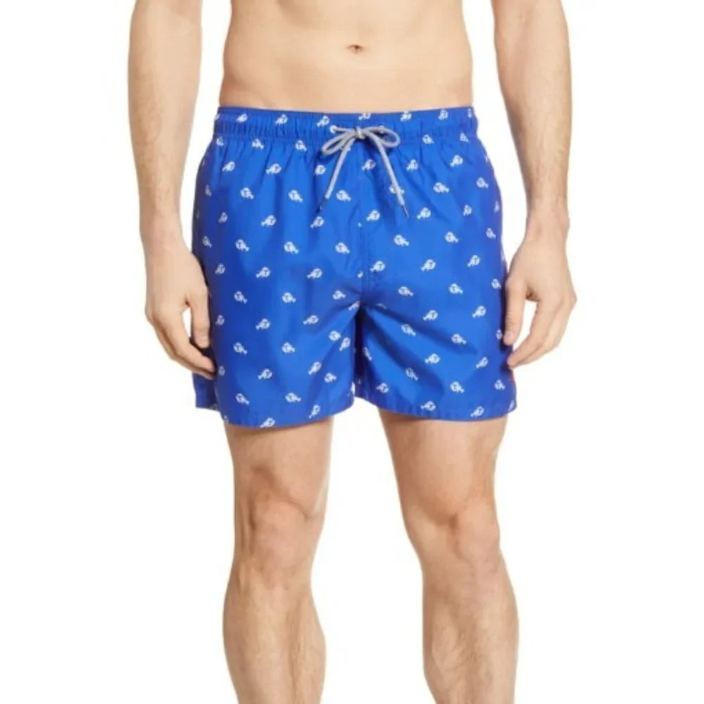 💕TED BAKER💕 Nippy Lobster Print Swim Shorts RED